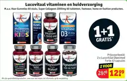 Kruidvat Lucovitaal Vitaminen en huidverzorging aanbieding