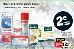 Kruidvat Humer, Juvamine en Mercurochrome. aanbieding