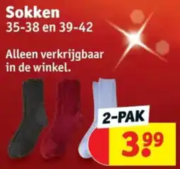 Kruidvat Sokken aanbieding
