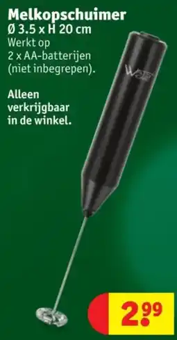 Kruidvat Melkopschuimer aanbieding