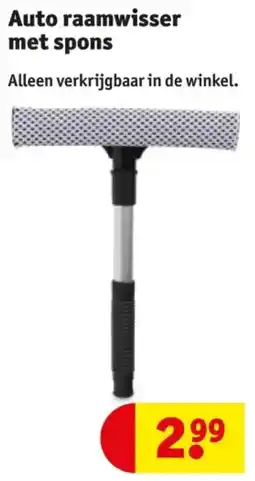 Kruidvat Auto raamwisser met spons aanbieding