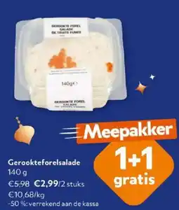 OKay Gerookteforelsalade aanbieding