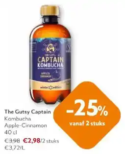OKay The Gutsy Captain Kombucha Apple Cinnamon aanbieding