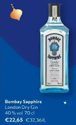 OKay Bombay Sapphire London Dry Gin 40% vol aanbieding