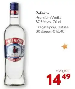 OKay Poliakov Premium Vodka 37,5% vol aanbieding