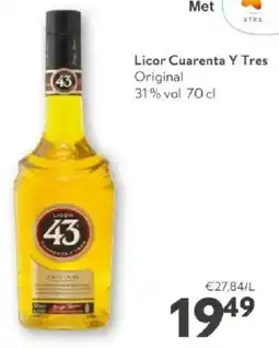 OKay Licor Cuarenta Y Tres Original 31 % vol aanbieding