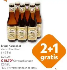 OKay Tripel Karmeliet sterk blond bier aanbieding