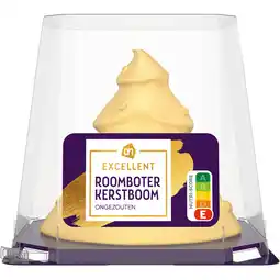 Albert Heijn AH Excellent Roomboter kerstboom ongezouten aanbieding