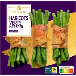 Albert Heijn AH Excellent Haricot verts met spek aanbieding