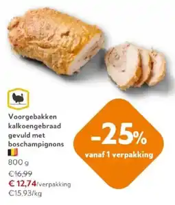 OKay Voorgebakken kalkoengebraad gevuld met boschampignons aanbieding