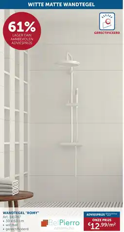 Zelfbouwmarkt Wandtegel "romy" aanbieding
