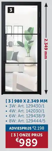 Zelfbouwmarkt Zwarte stalen deuren stalen deur "tara" aanbieding