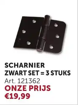 Zelfbouwmarkt Scharnier zwart set aanbieding