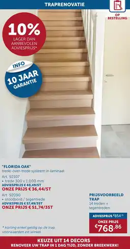 Zelfbouwmarkt Traprenovatie trap aanbieding