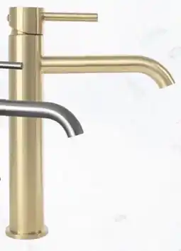 Zelfbouwmarkt Verhoogde wastafelkraan "maddi" brushed gold aanbieding