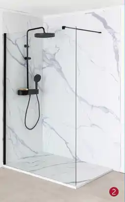 Zelfbouwmarkt Douchewand "milo" aanbieding