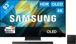 Coolblue Samsung 83 OLED S95F 4K (2025) + Samsung HW-QS700F (2025) aanbieding