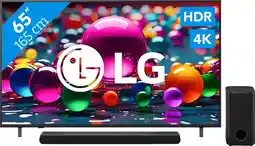 Coolblue LG 65 4K Smart UA75 + LG DS77TY aanbieding