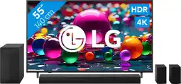 Coolblue LG 55 4K Smart UA75 + LG DS60TR aanbieding