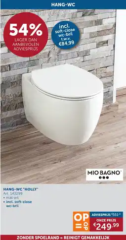 Zelfbouwmarkt Hang-wc "holly" aanbieding