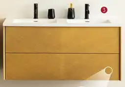 Zelfbouwmarkt Badkamermeubel "waldorf eik" wastafelkast aanbieding