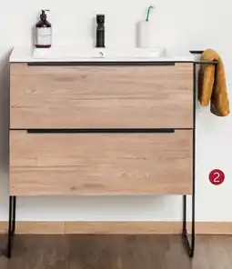 Zelfbouwmarkt Badkamermeubel "mist" wastafelkast aanbieding