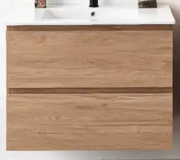 Zelfbouwmarkt Badkamermeubel "bianca" eik wastafelkast aanbieding