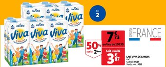 Auchan Lait viva de candia aanbieding