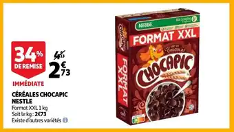 Auchan Cereales chocapic nestle aanbieding