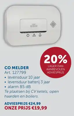 Zelfbouwmarkt Co melder aanbieding
