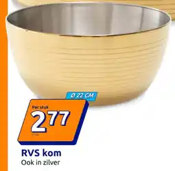 Action RVS kom aanbieding