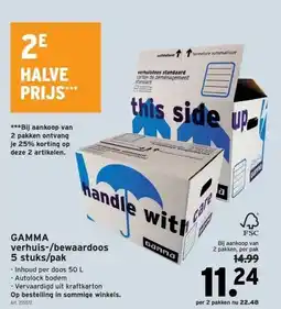 GAMMA GAMMA verhuis-/bewaardoos 5 stuks/pak aanbieding