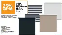 GAMMA Rolgordijn 5710 zwart aanbieding