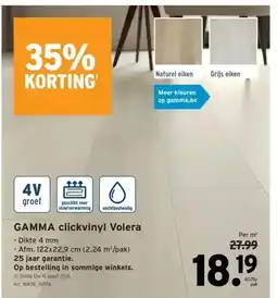 GAMMA GAMMA clickvinyl Volera aanbieding