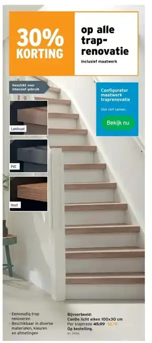 CanDo licht eiken 100x30 cm