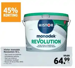 GAMMA Histor monodek Revolution 10 L aanbieding