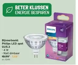 GAMMA Philips LED spot GU5.3 aanbieding