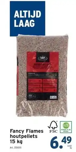 GAMMA Fancy Flames houtpellets 15 kg aanbieding