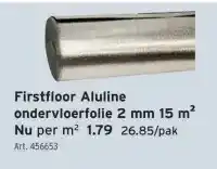 GAMMA Firstfl oor Aluline ondervloerfolie 2 mm 15 m² aanbieding