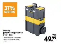 GAMMA Stanley gereedschapswagen 3-in-1 box aanbieding