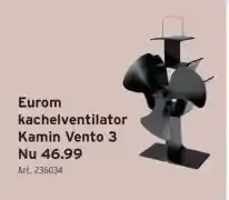 GAMMA Eurom kachelventilator Kamin Vento 3 aanbieding