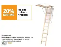 GAMMA Optistep OLB Basic zoldertrap 120x60 cm aanbieding