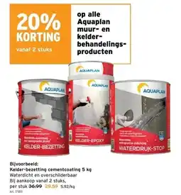 GAMMA Kelder-bezetting cementcoating 5 kg aanbieding