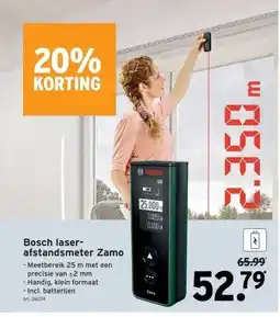 GAMMA Bosch laserafstandsmeter Zamo aanbieding