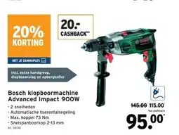GAMMA Bosch klopboormachine Advanced Impact 900W aanbieding