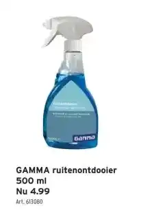 GAMMA GAMMA ruitenontdooier 500 ml aanbieding