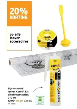 GAMMA Isover Comfi Kit dichtingsmastiek 310 ml aanbieding