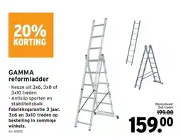 GAMMA GAMMA reformladder aanbieding