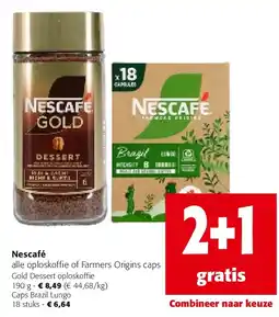 Colruyt Nescafé Gold Dessert oploskoffie 190 g aanbieding