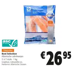 Colruyt Boni Selection Atlantische zalmhaasjes aanbieding